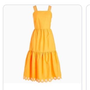 NWT J.Crew tiered saffron dress